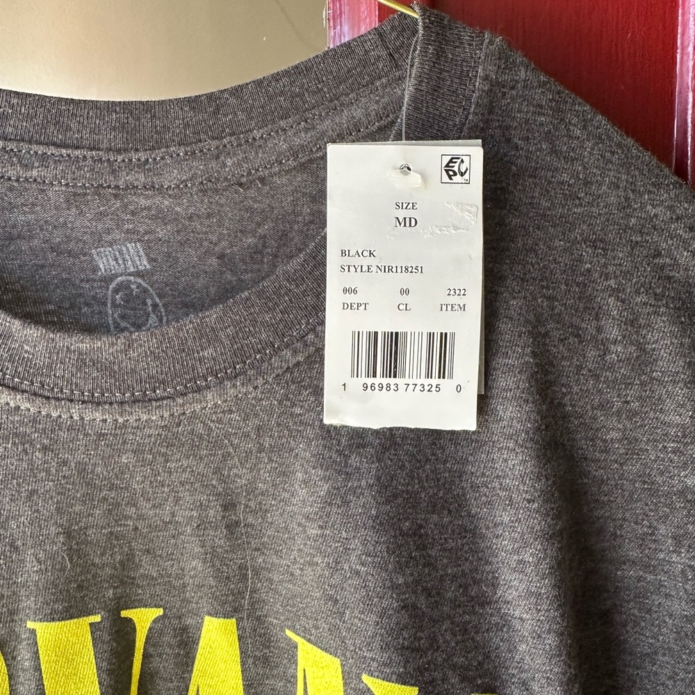 Nirvana Graphic T-Shirt with Teal Accents - Picture 2 of 4